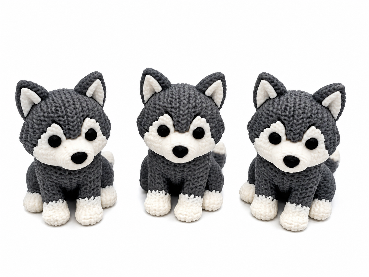 Knitted Husky
