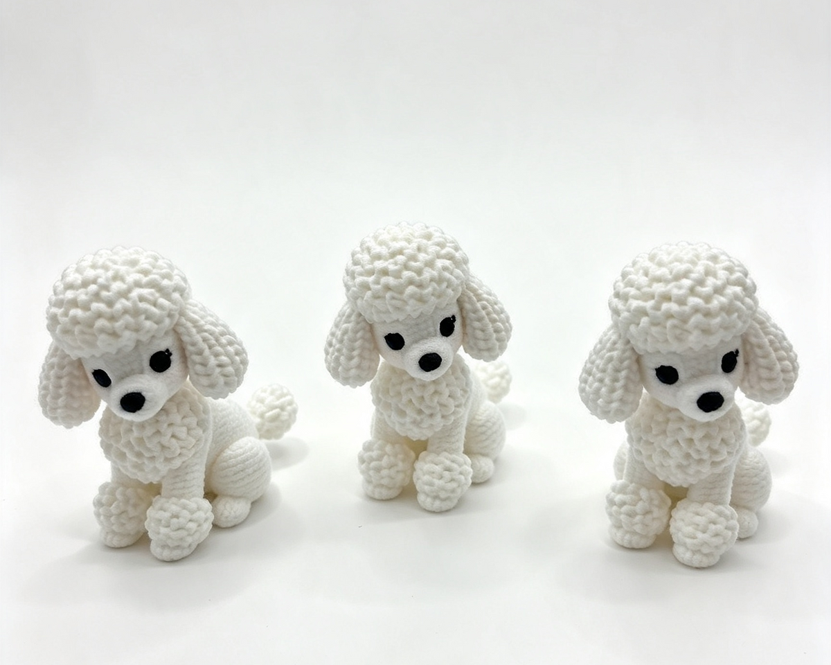 Knitted Poodle