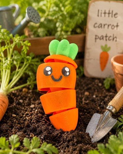 Flexi Carrot Keychain