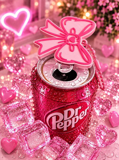 Pink Bow Soda Can Opener