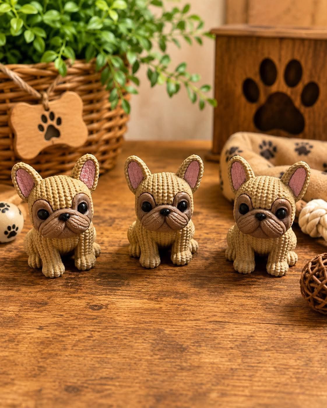 Knitted French Bulldog