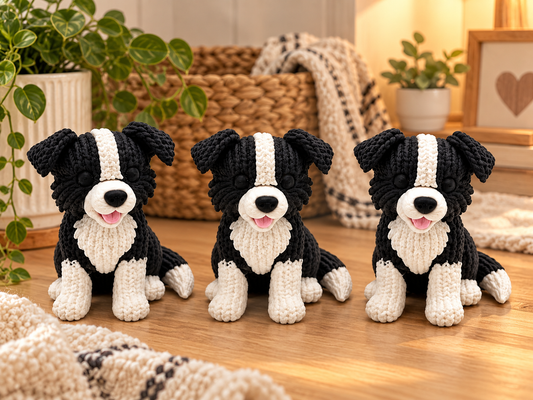 Knitted Border Collie