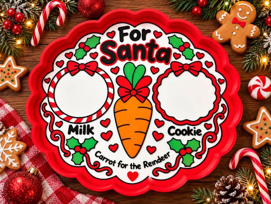Santa Cookie Tray