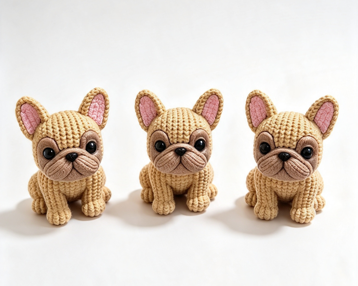 Knitted French Bulldog
