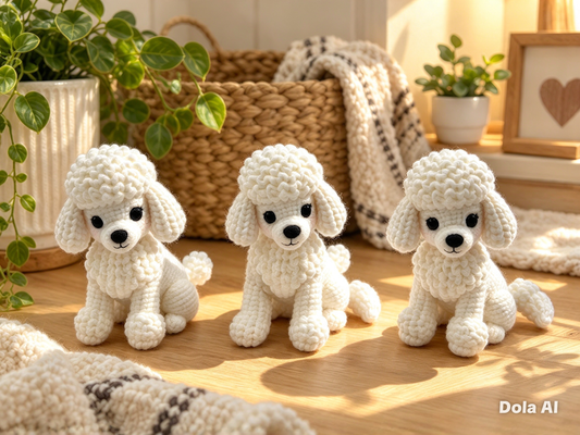 Knitted Poodle