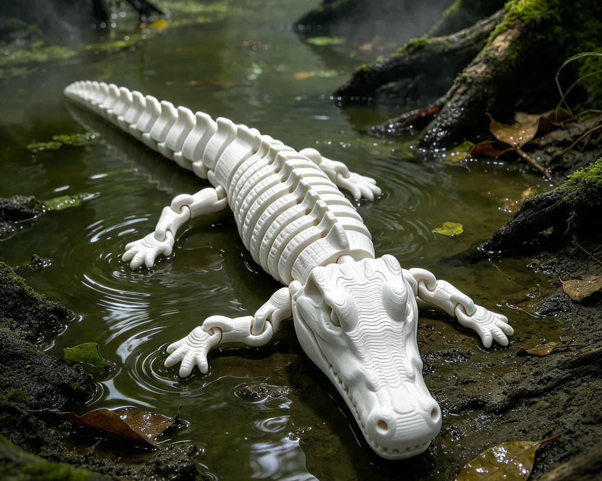 Flexi Skeleton Crocodile
